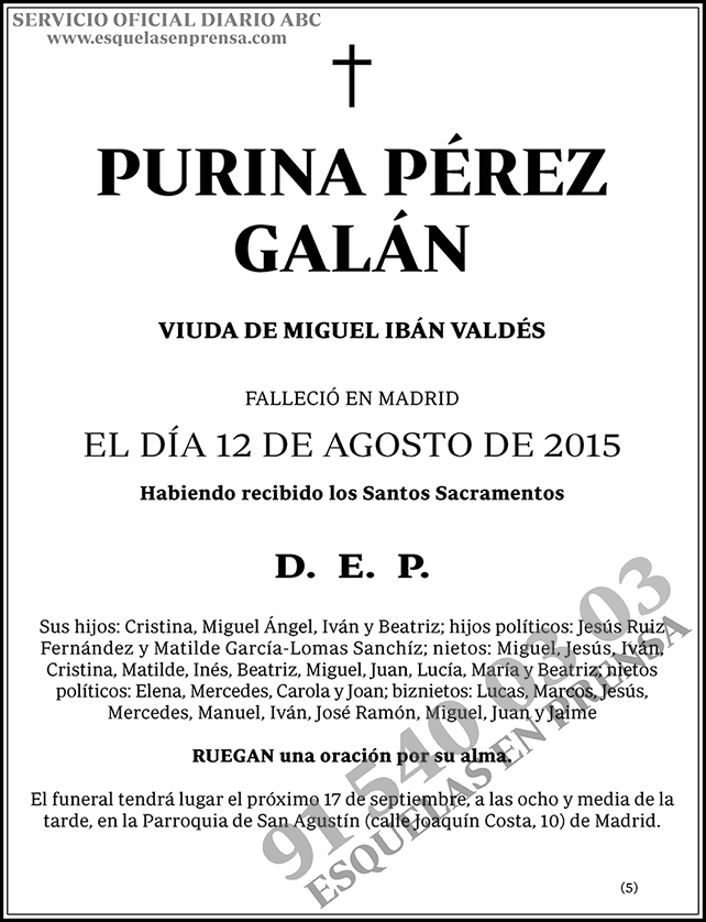 Purina Pérez Galán